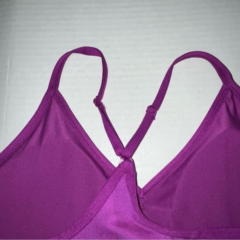 Athletic‎ Works Women’s Racerback Purple Sports Bra - Picture 7 of 9